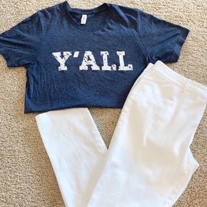 Navy Bella Canvas “Y’all” T-Shirt